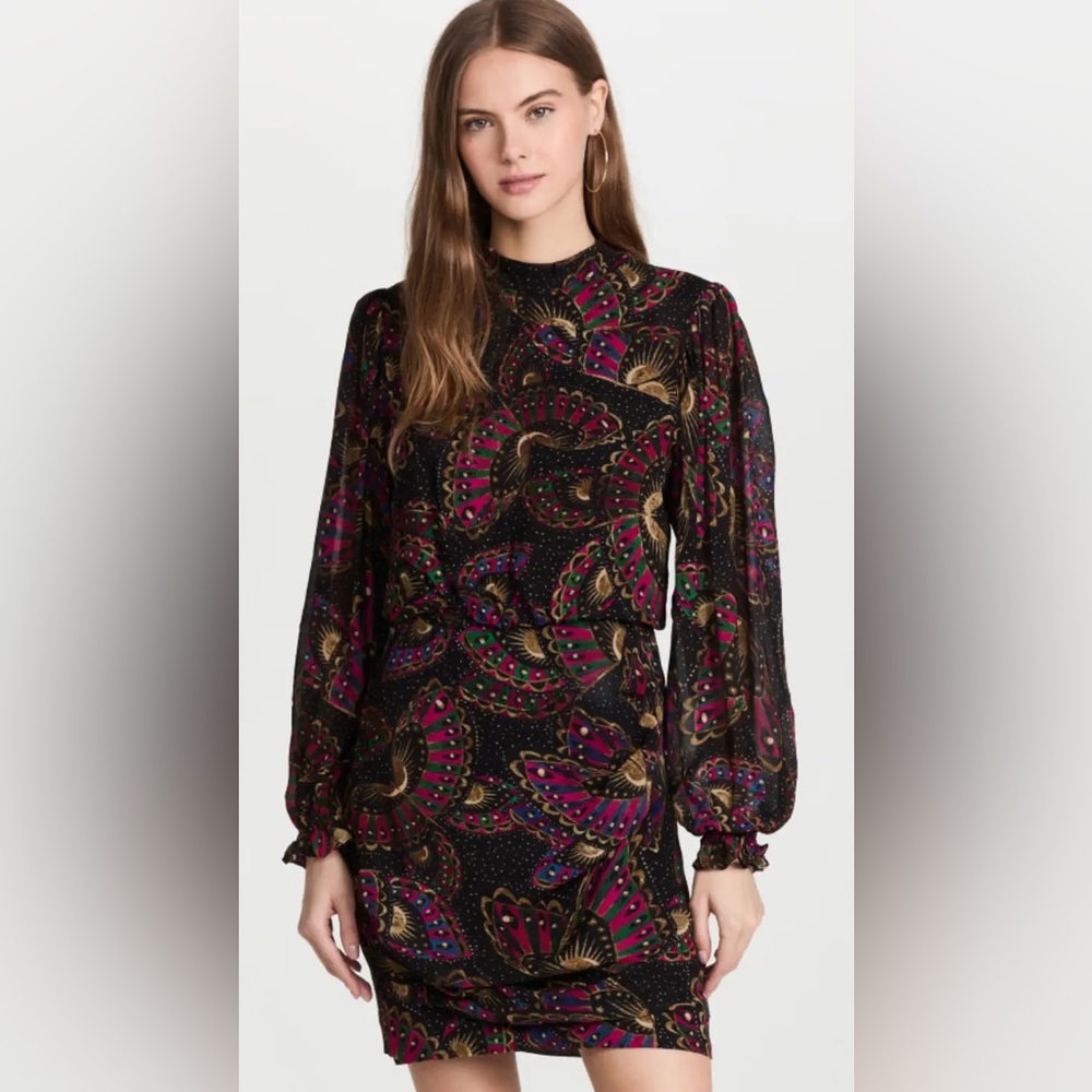 FARM Rio Multicolor Butterfly Dress